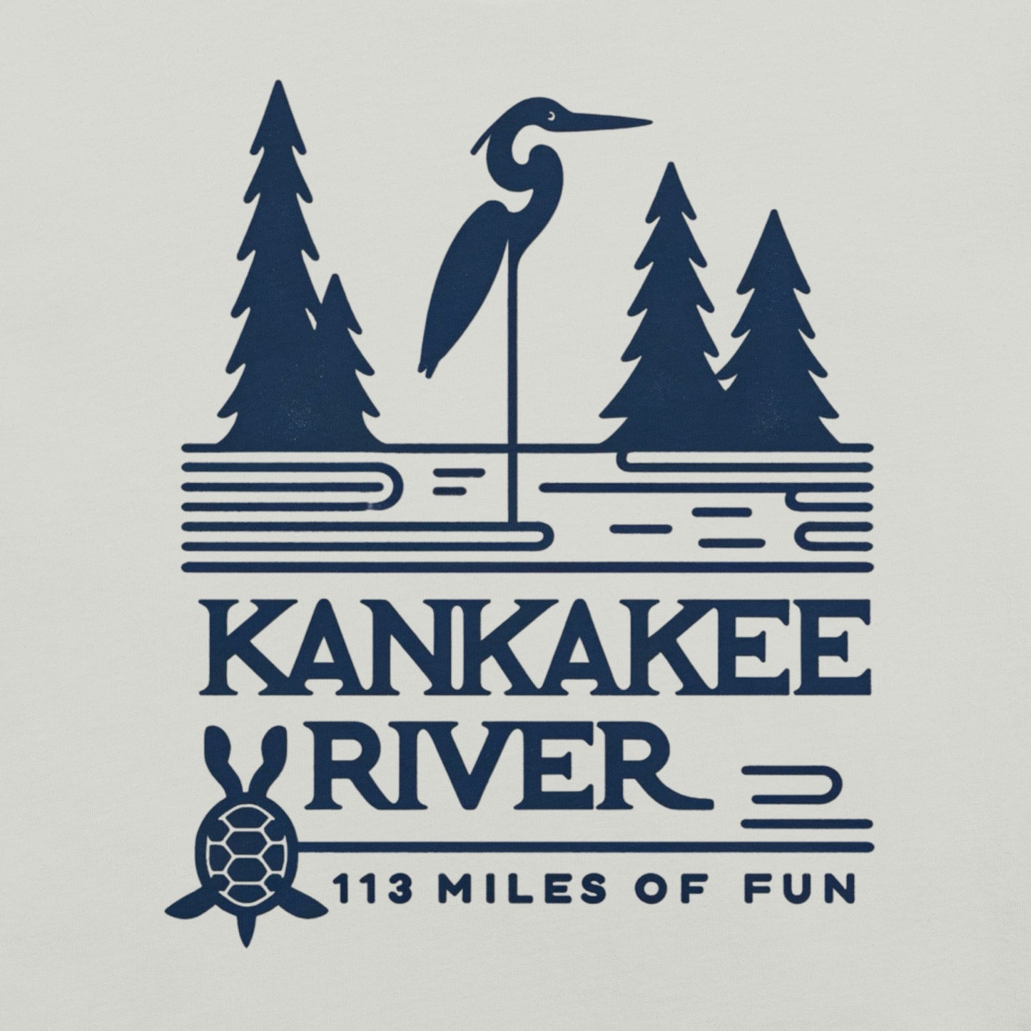 Kankakee River - 113 Miles of Fun Unisex t-shirt