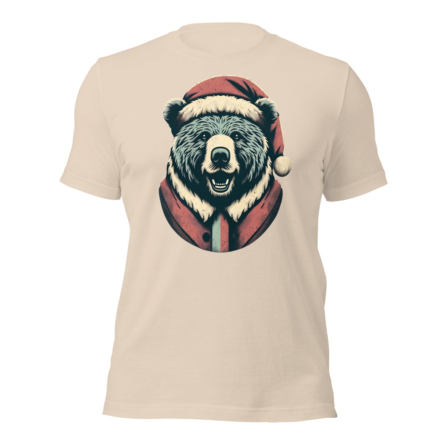 Bear-ly Merry: Rustic Christmas Retreat with Santa's Fuzziest Helpers Unisex t-shirt