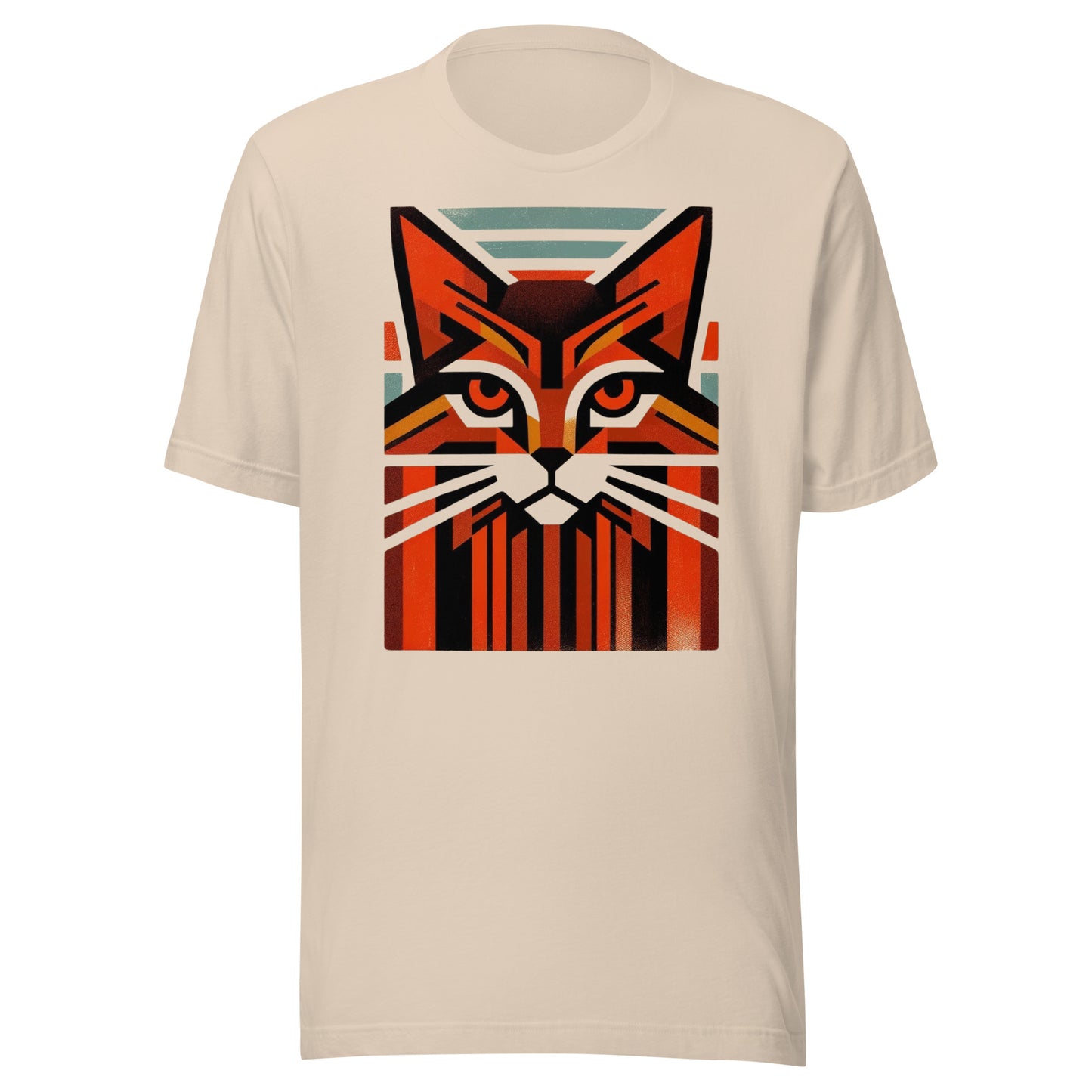 Iron Paws: Abyssinian Cat Essence - Reddish-Brown Ticking Triumph Unisex t-shirt