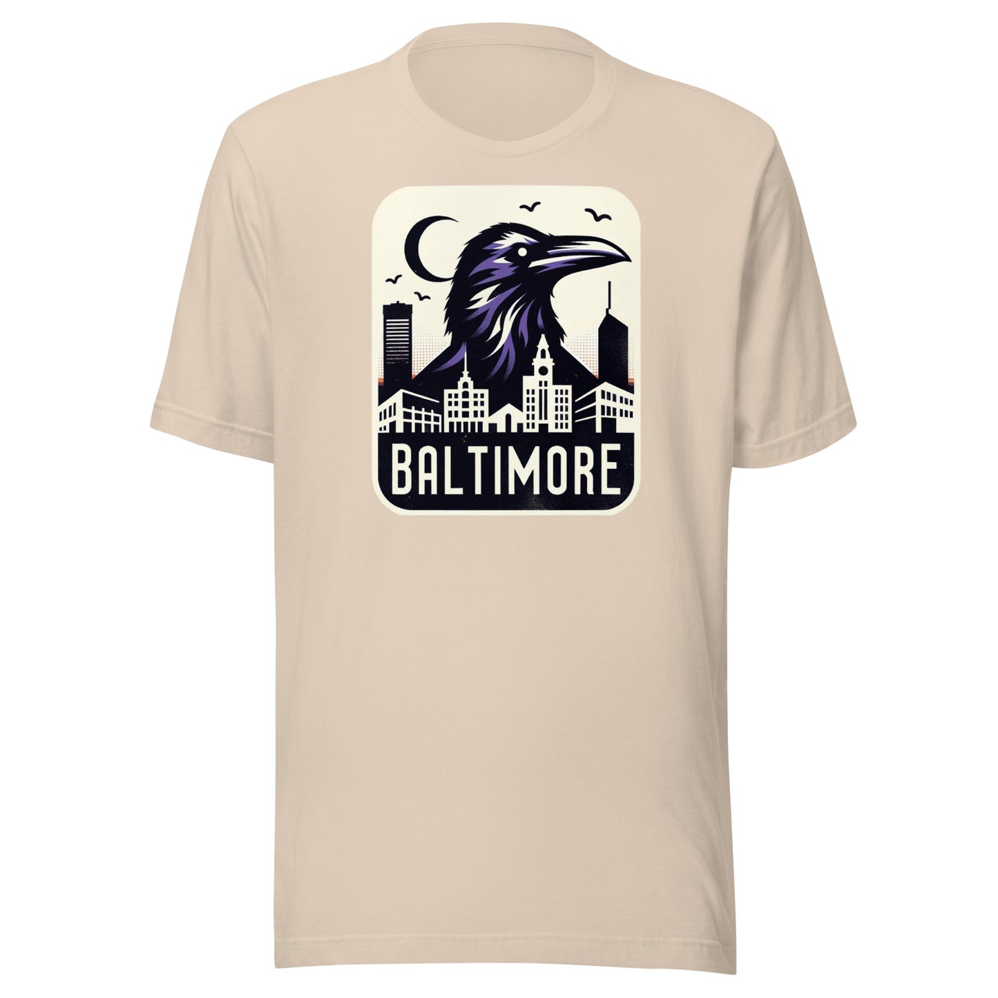 Baltimore Gridiron: Harbor Birds - Retro Football Tapestry Series Unisex t-shirt