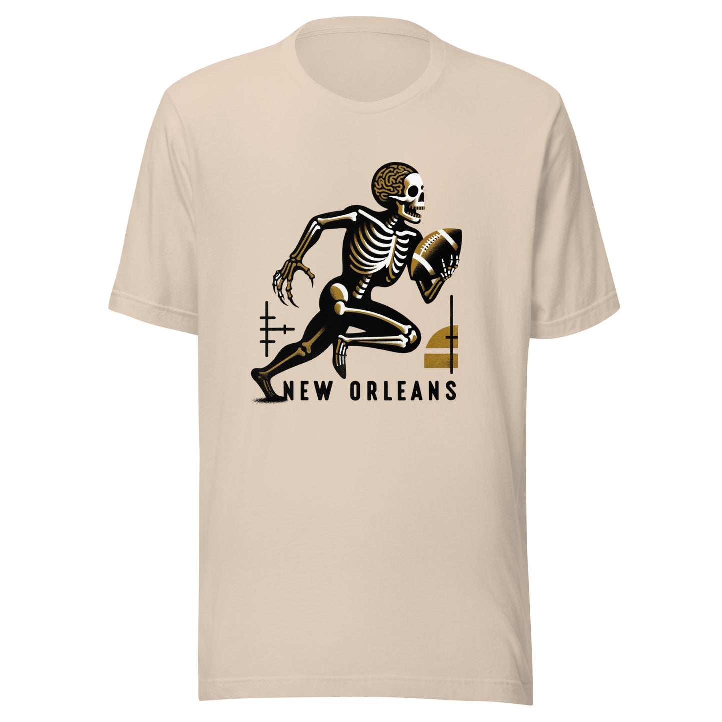 New Orleans Gridiron: Zombie Army - Retro Football Tapestry Series Unisex t-shirt