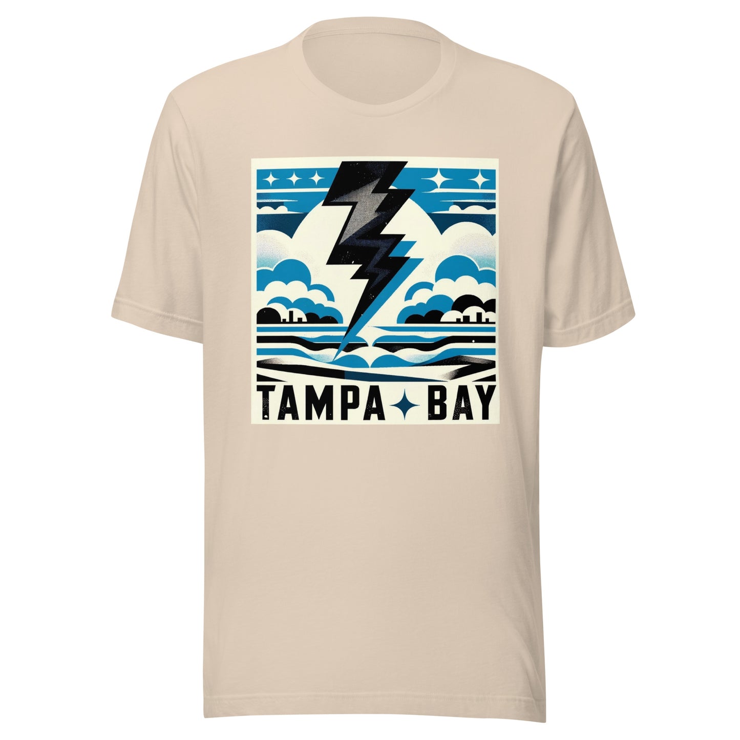 Tampa Bay Rink Roots: The Urban Vintage Hockey Collection Unisex t-shirt