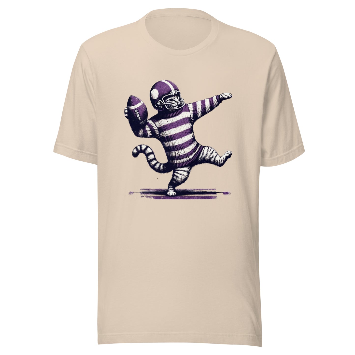 Evanston Wildcat Legends of the Field Rustic Gridiron Unisex Tee