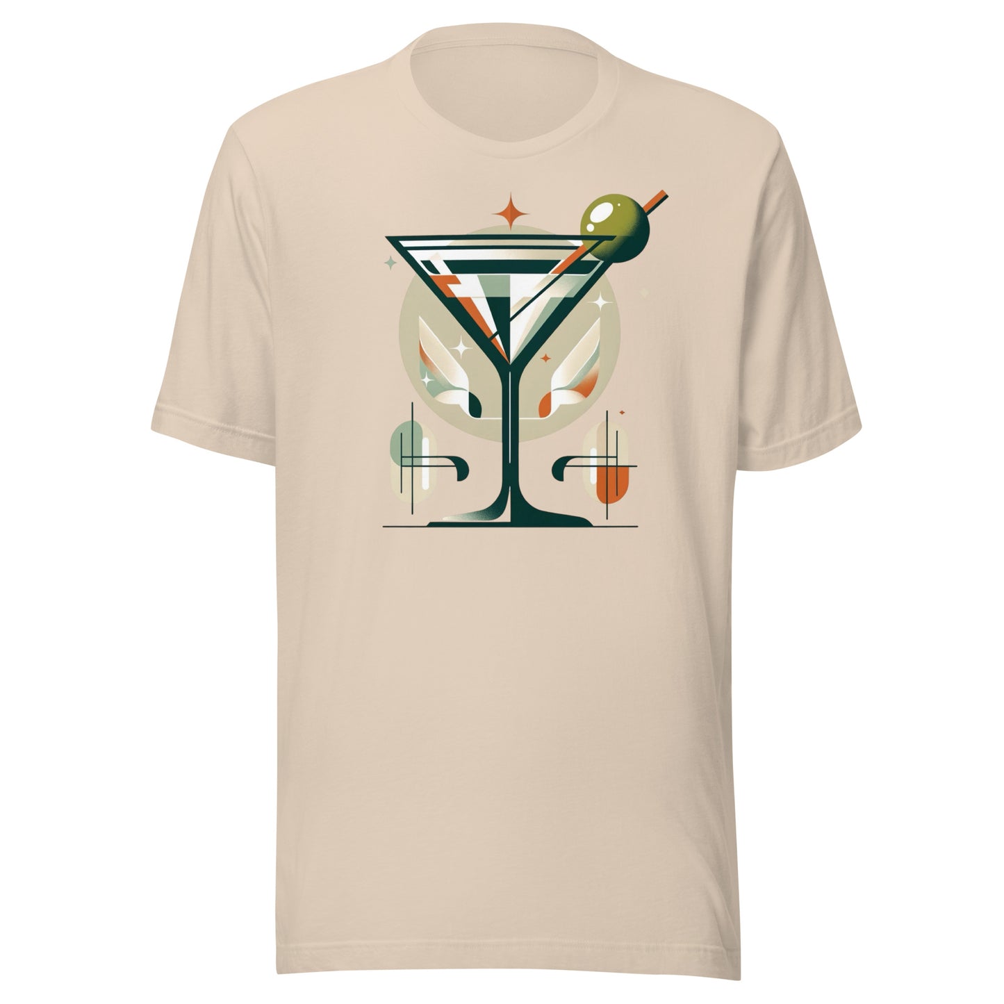 Martini ‘Full Send Saturday’ Mid-Century Modern Drinks Series Unisex t-shirt