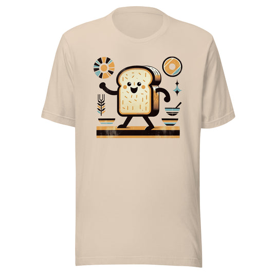A Toast to Morning Vibes - Happy Bread Unisex Tee