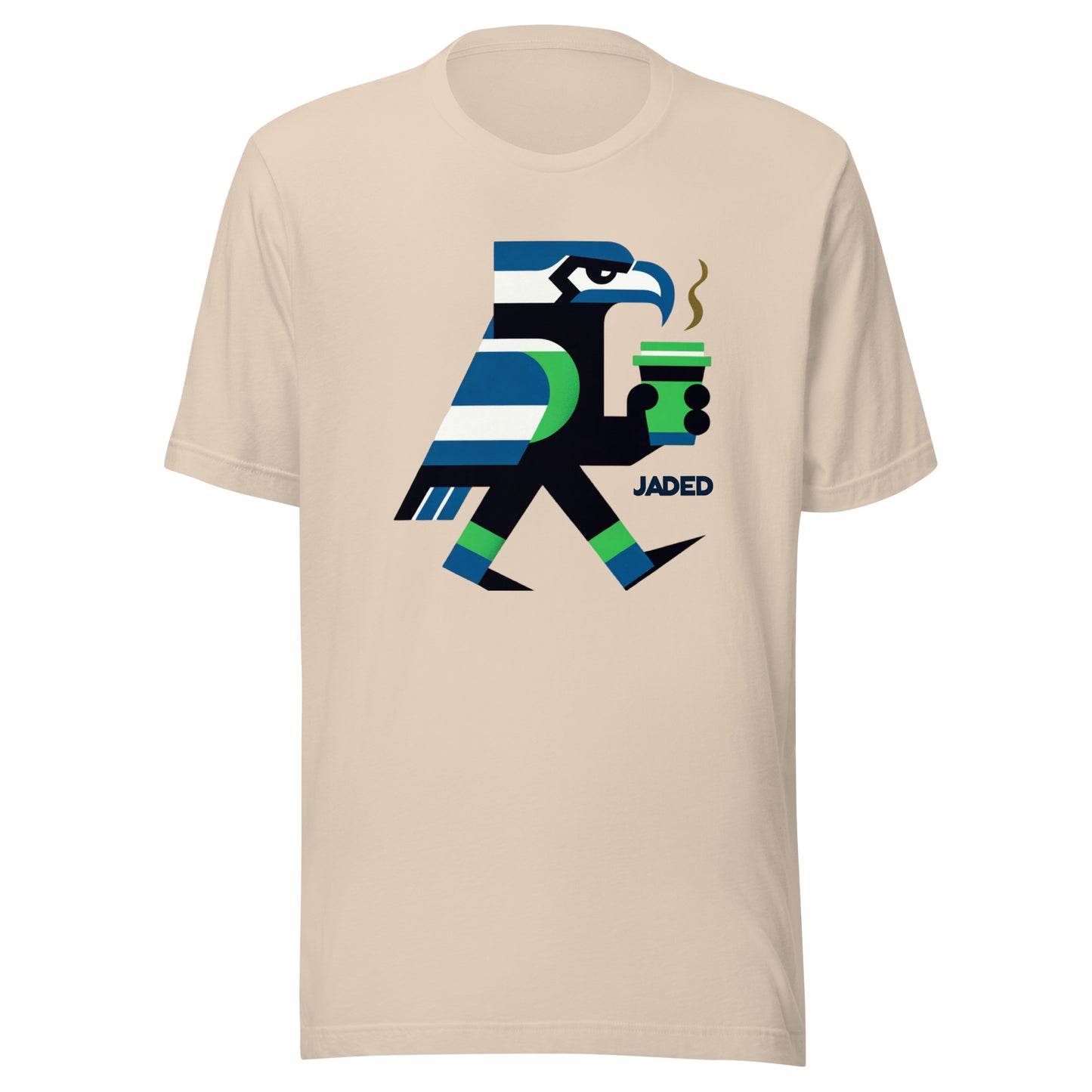 Coffee-Sipping Sea Hawk "Jaded" Graphic Tee - Unisex t-shirt