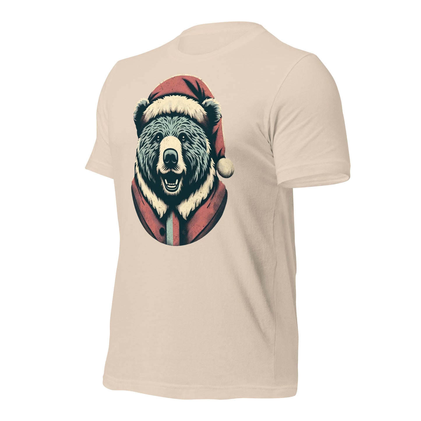 Bear-ly Merry: Rustic Christmas Retreat with Santa's Fuzziest Helpers Unisex t-shirt