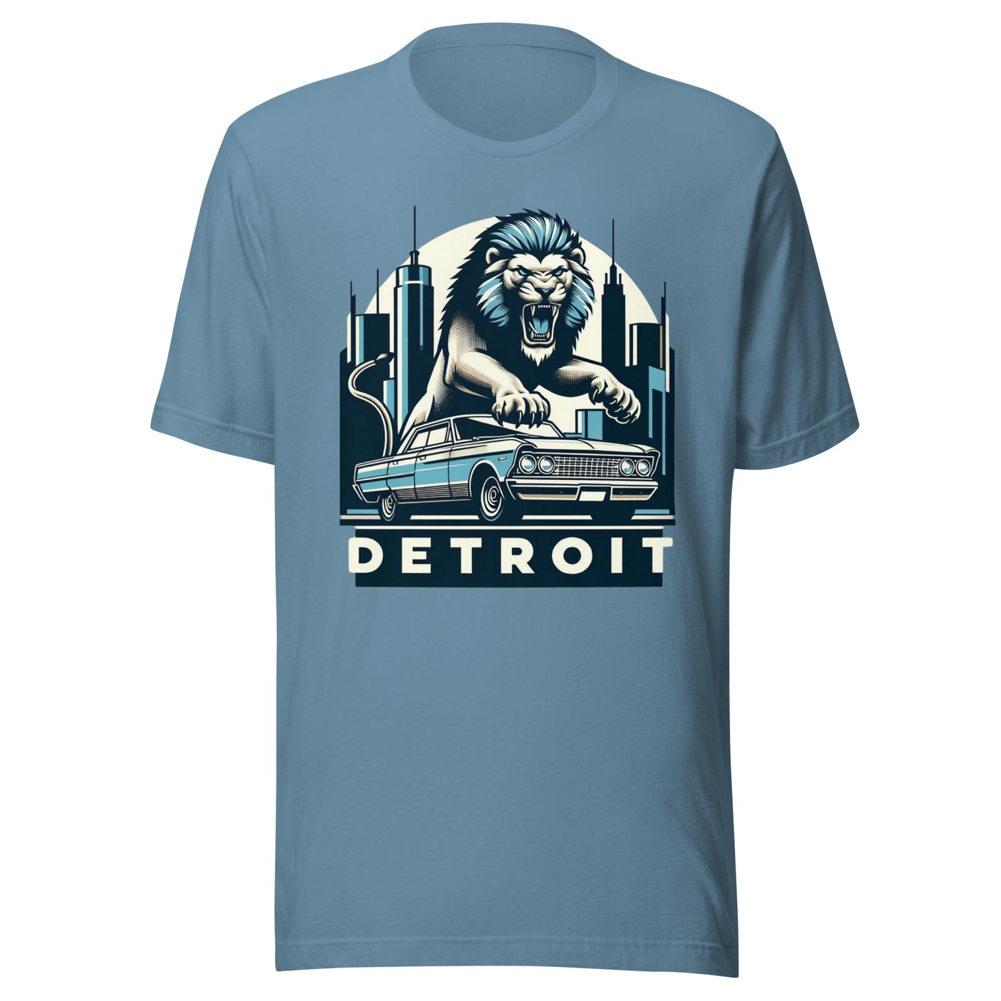 Detroit Gridiron: Motor City Honchos - Retro Football Tapestry Series Unisex t-shirt