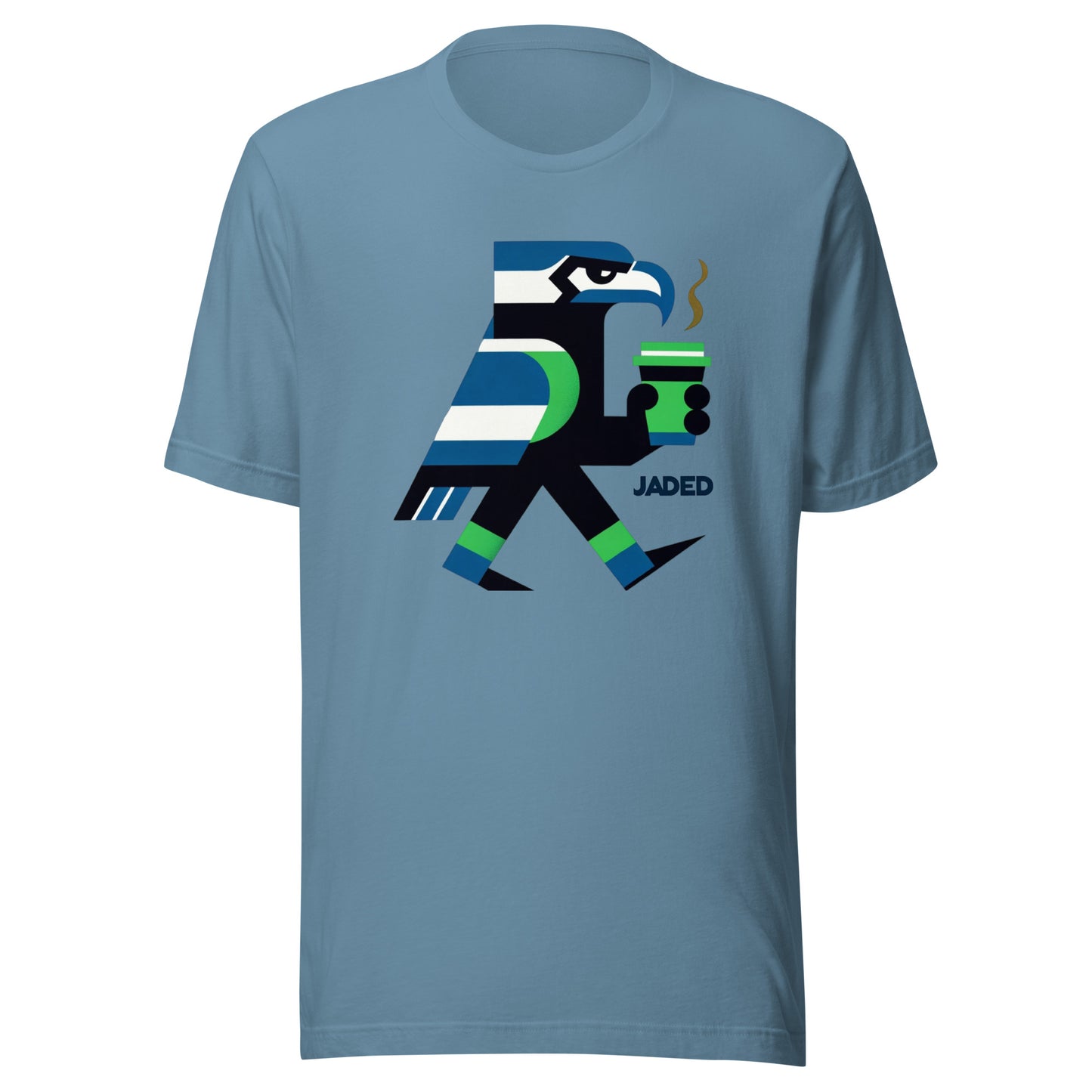 Coffee-Sipping Sea Hawk "Jaded" Graphic Tee - Unisex t-shirt