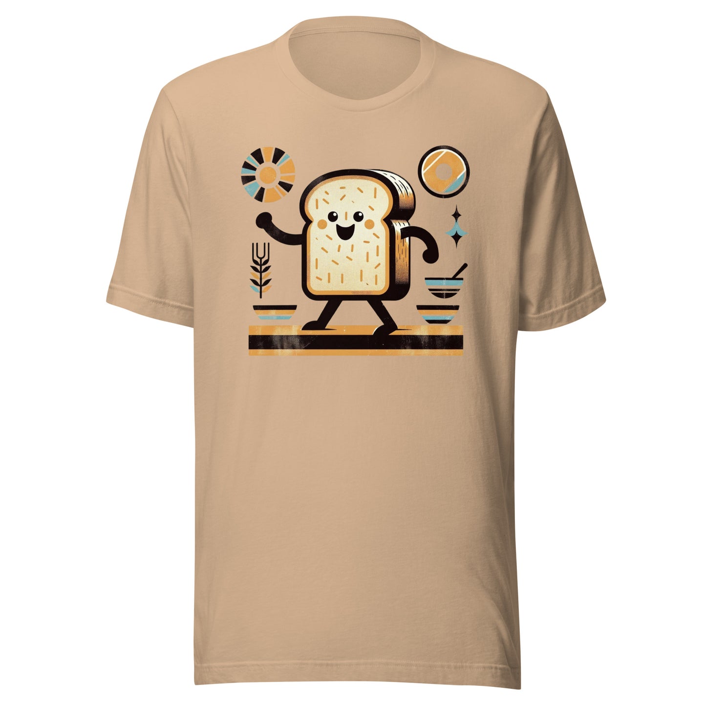 A Toast to Morning Vibes - Happy Bread Unisex Tee