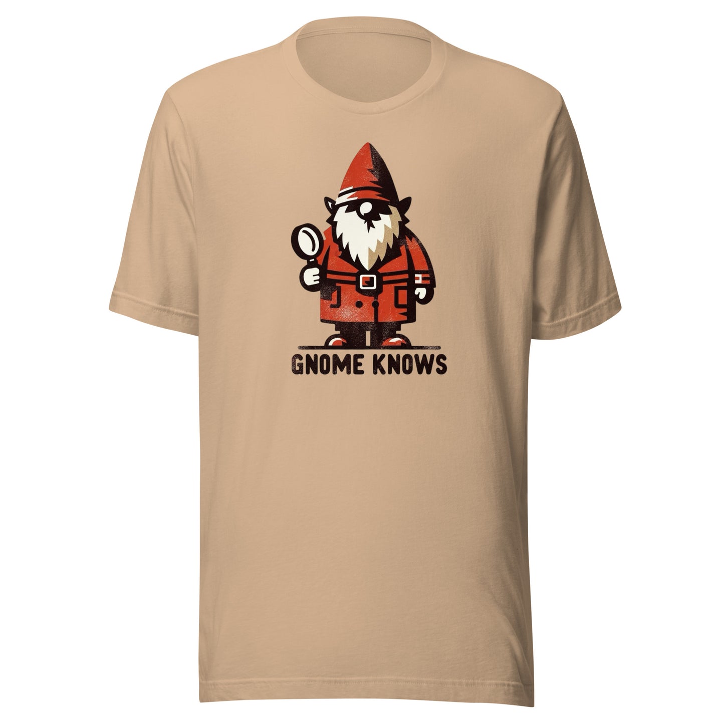 Gnome Knows Garden Investigator Unisex t-shirt
