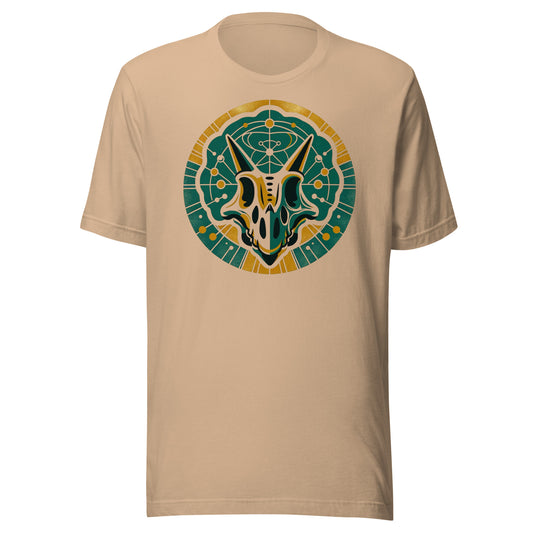 Triceratops Geometric Graphic Unisex t-shirt
