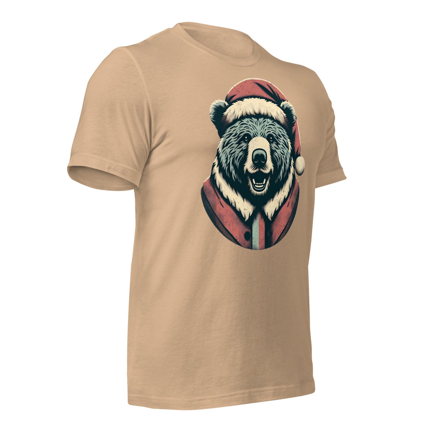 Bear-ly Merry: Rustic Christmas Retreat with Santa's Fuzziest Helpers Unisex t-shirt