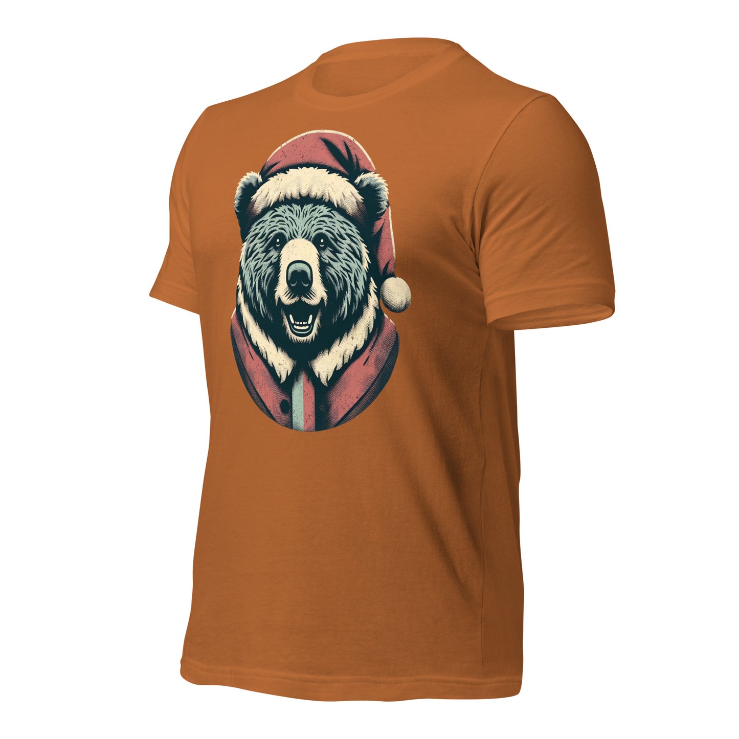 Bear-ly Merry: Rustic Christmas Retreat with Santa's Fuzziest Helpers Unisex t-shirt