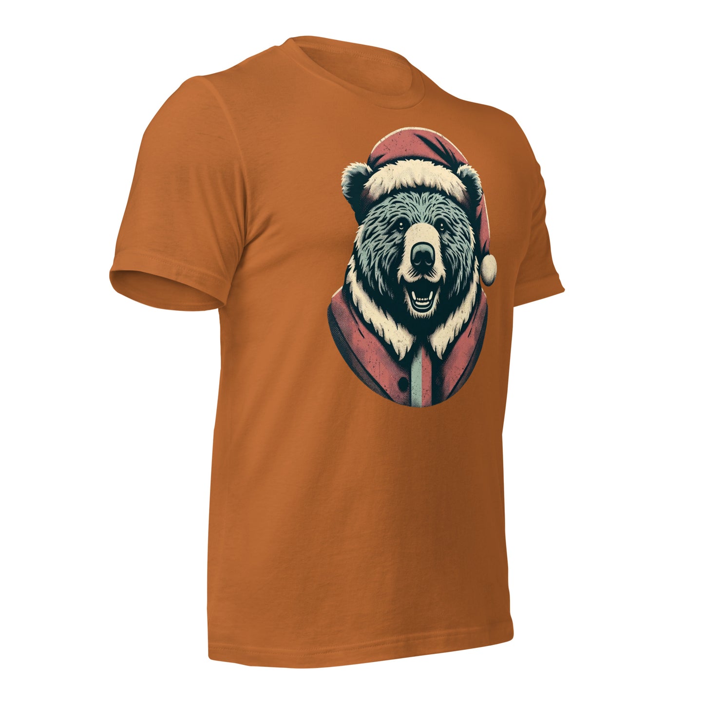 Bear-ly Merry: Rustic Christmas Retreat with Santa's Fuzziest Helpers Unisex t-shirt