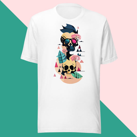Natural Urban Metropolis - Cherry Skulls Unleashed Tee