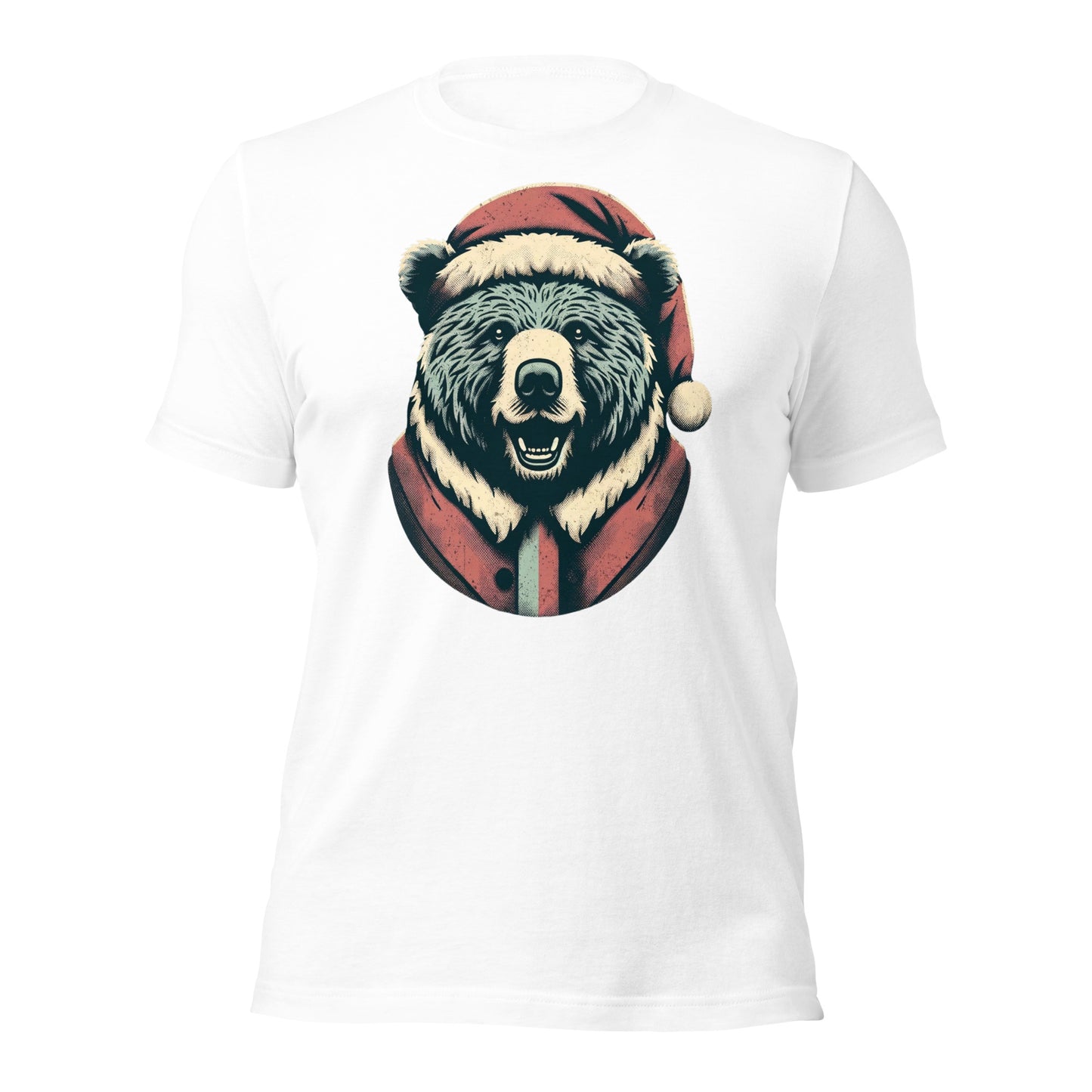 Bear-ly Merry: Rustic Christmas Retreat with Santa's Fuzziest Helpers Unisex t-shirt