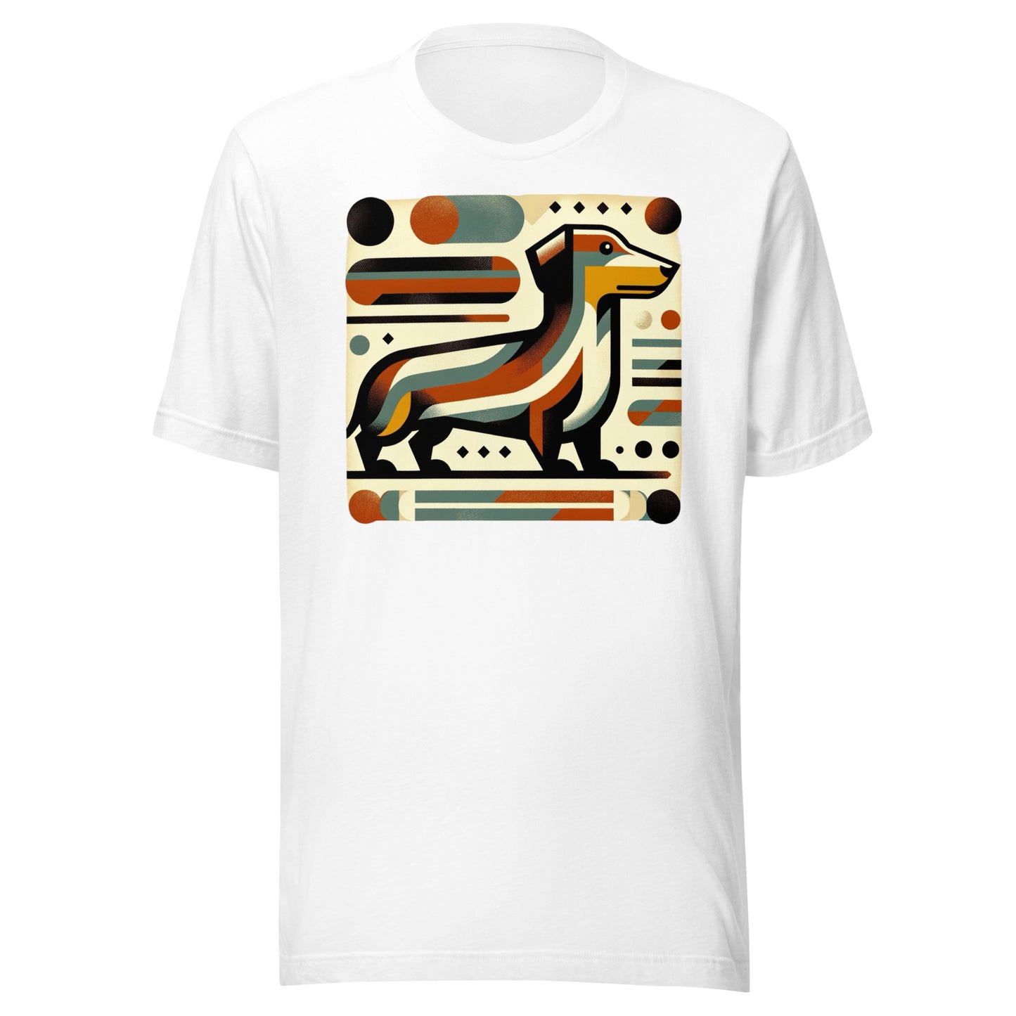 Iron Paws: Dachshund Dog Dash - Swirling Sienna Speed Unisex t-shirt