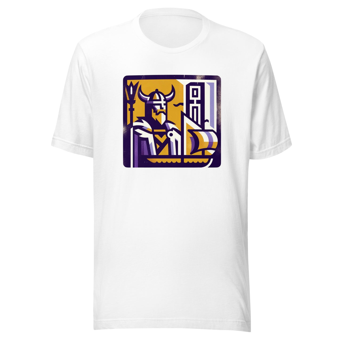 Minnesota Gridiron: Nordic Guardian - Retro Football Tapestry Series Unisex t-shirt