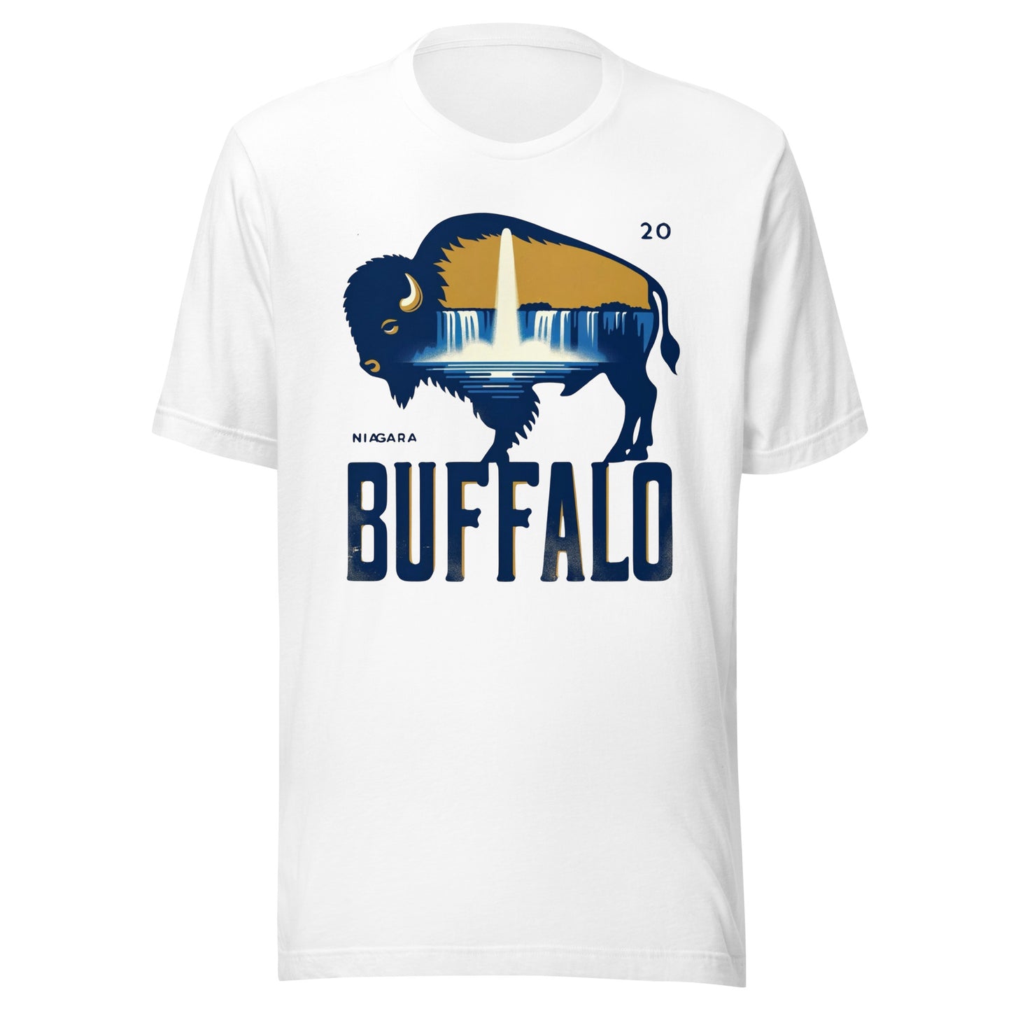 Buffalo Rink Roots: The Urban Vintage Hockey Collection Unisex t-shirt