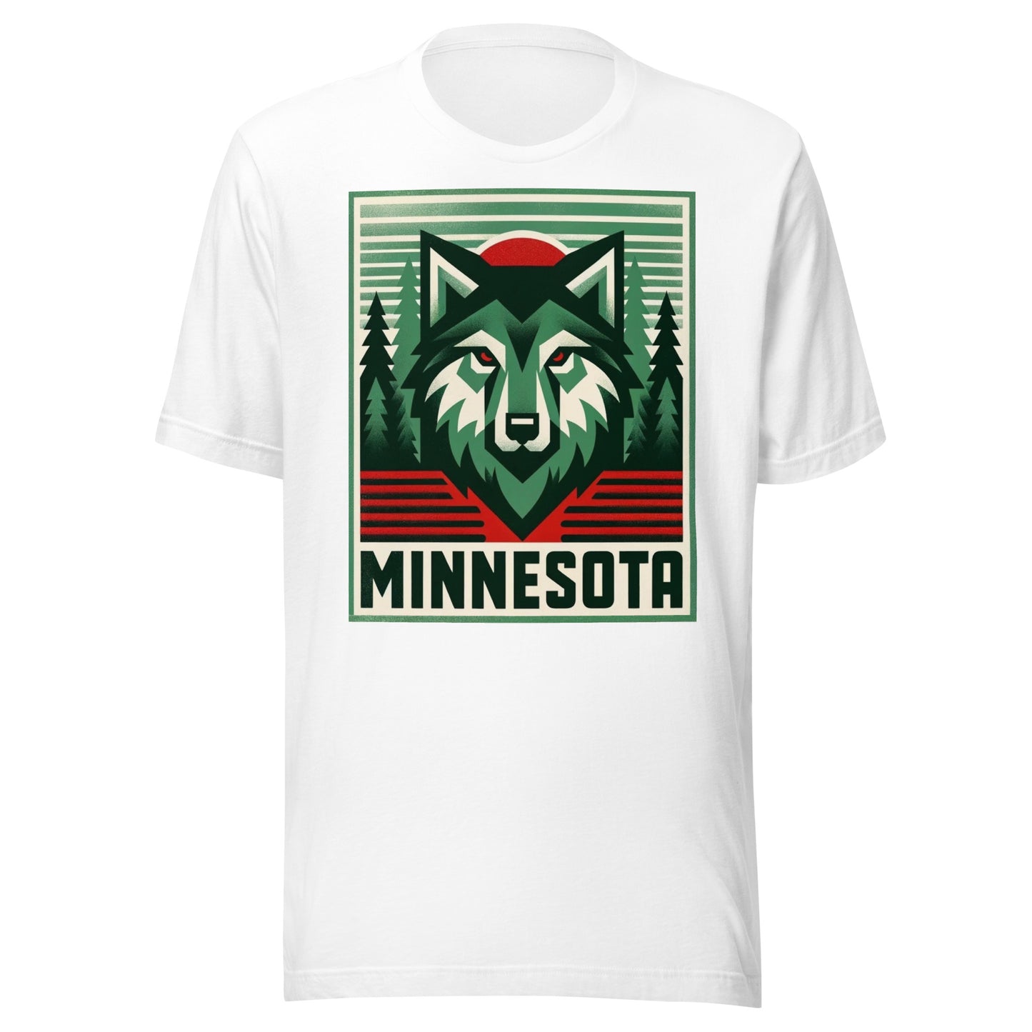 Minnesota Rink Roots: The Urban Vintage Hockey Collection Unisex t-shirt