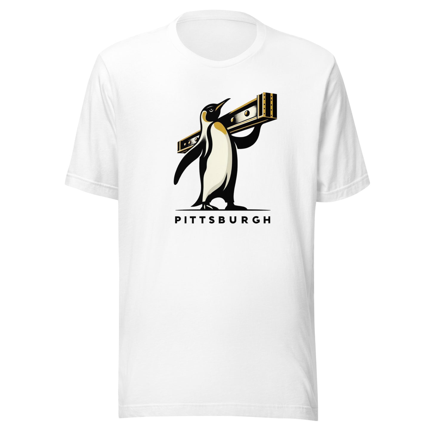 Pittsburgh Rink Roots: The Urban Vintage Hockey Collection Unisex t-shirt