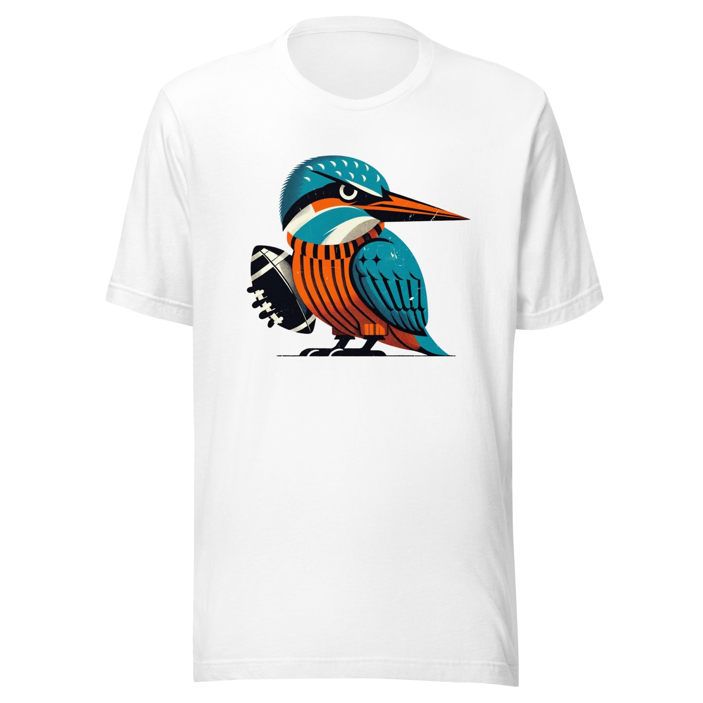 Champaign Kingfishers Vintage Rustic GameDay Threads Unisex Tee