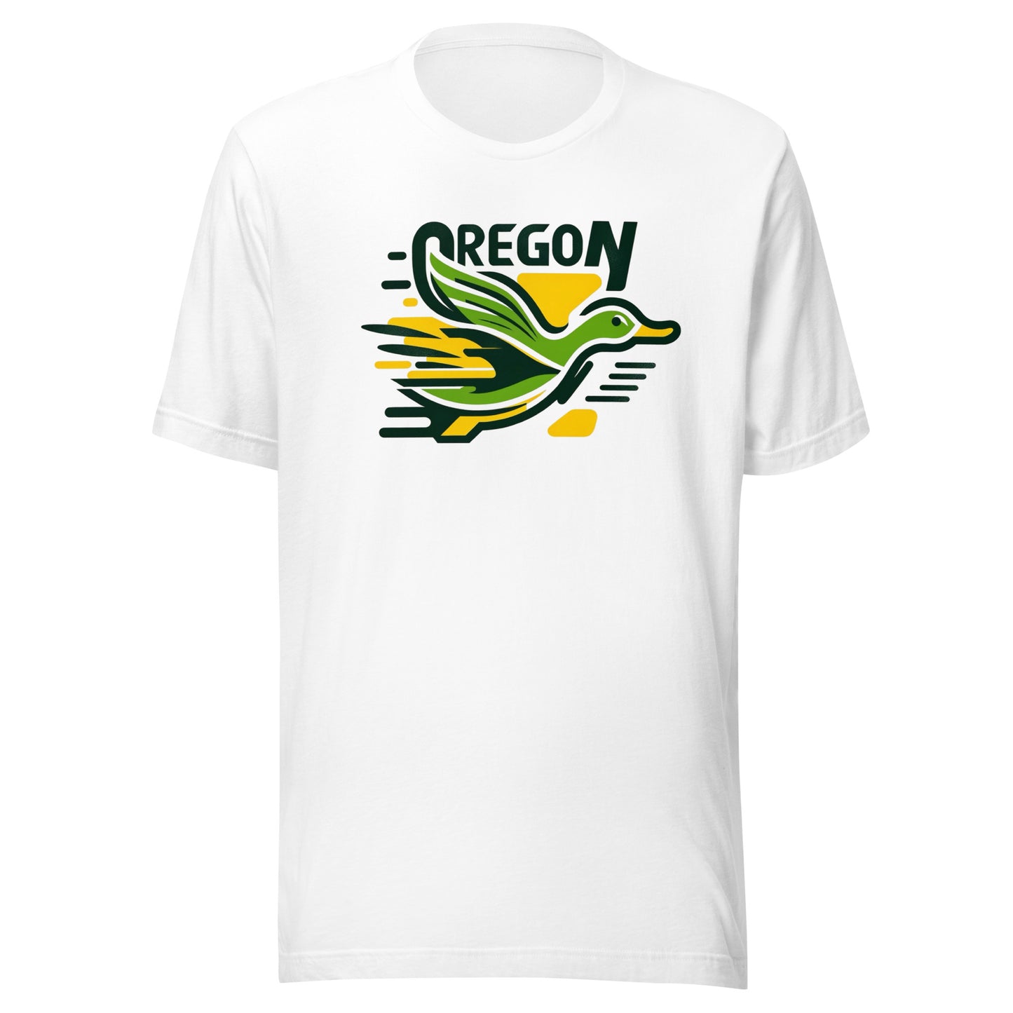 Eugene Ducks Gridiron Vintage Rustic GameDay Threads Unisex Tee