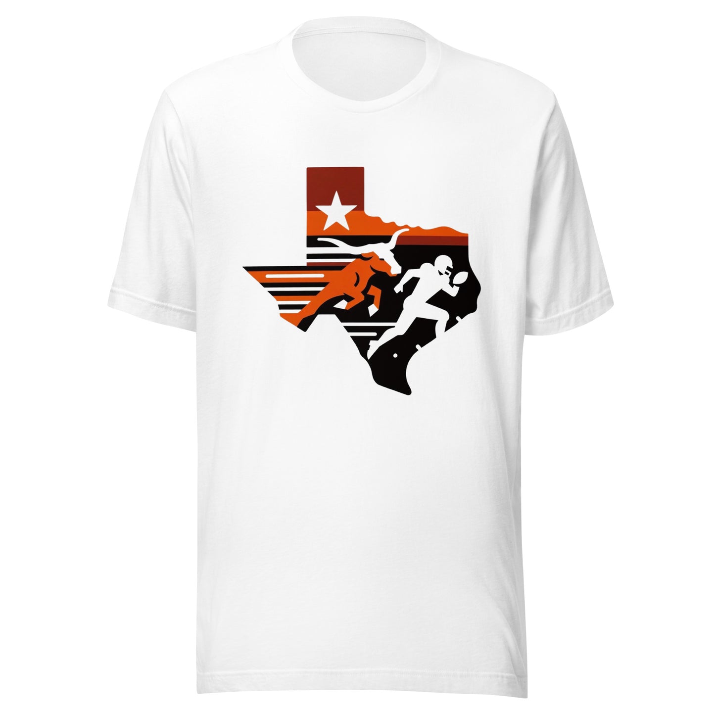 Austin Football Dominance Vintage Rustic College Baller Collection Unisex Tee