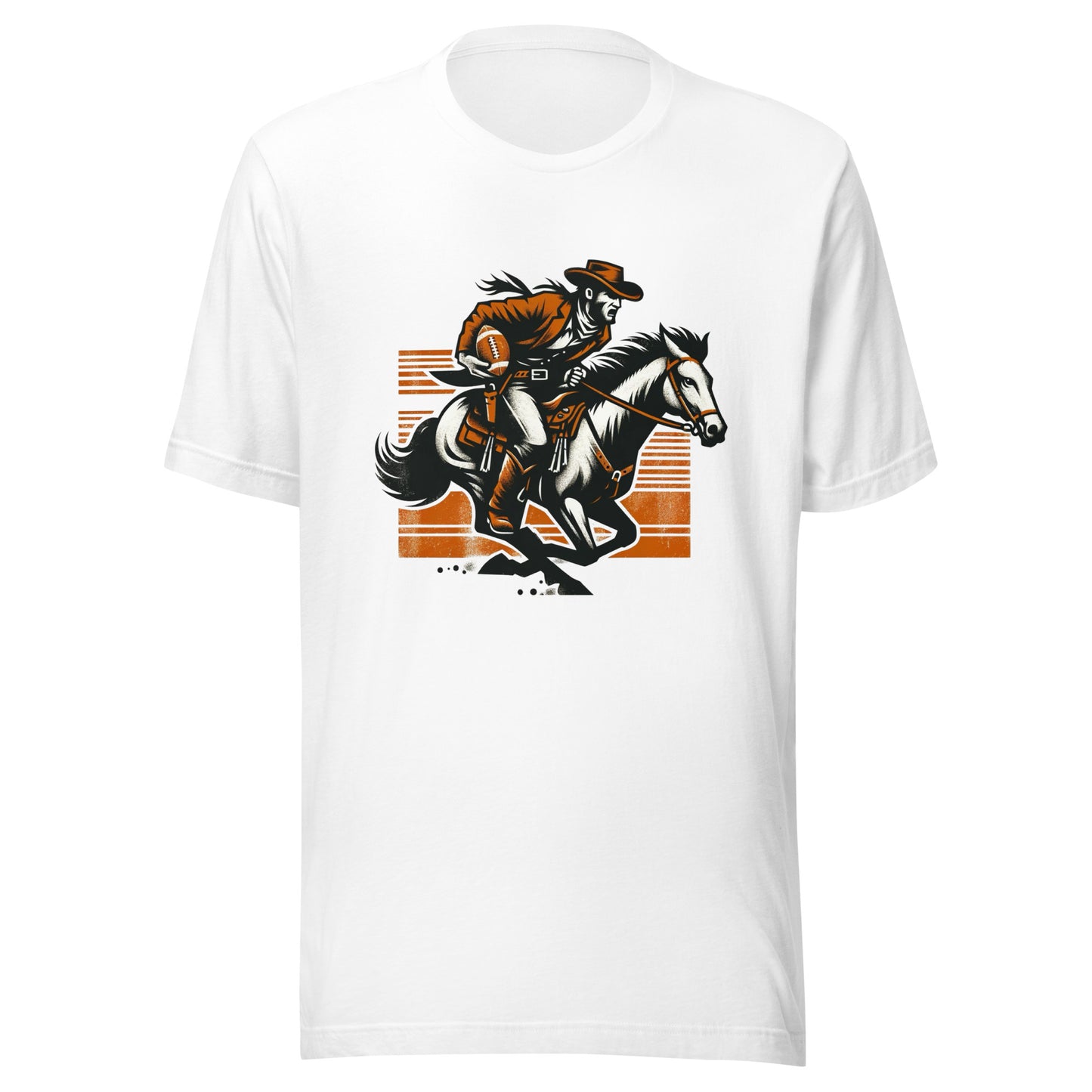 Cowboy Gridiron Legends Vintage Rustic College Baller Collection Unisex Tee