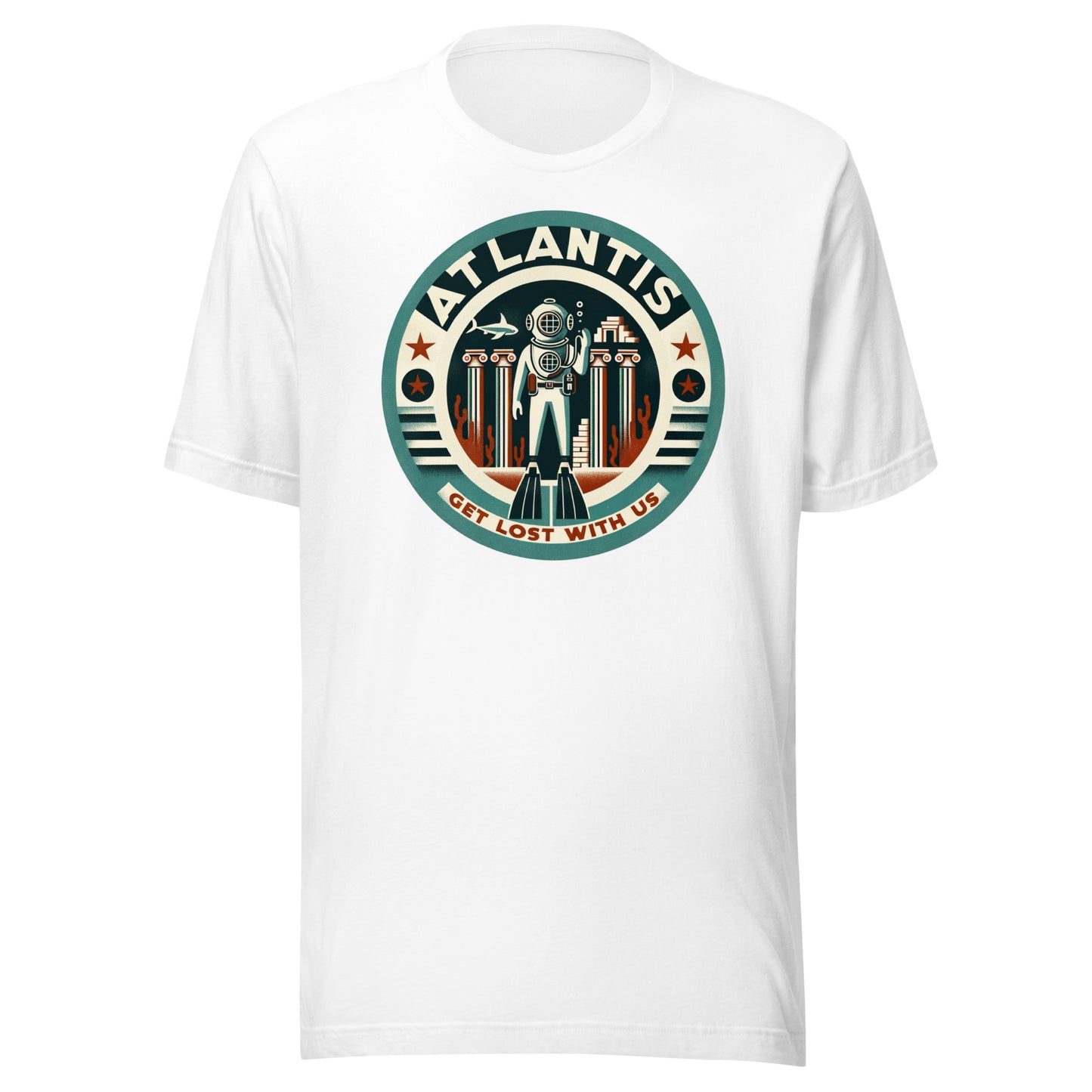 Atlantis Dive Tours - Get Lost with Us Unisex t-shirt