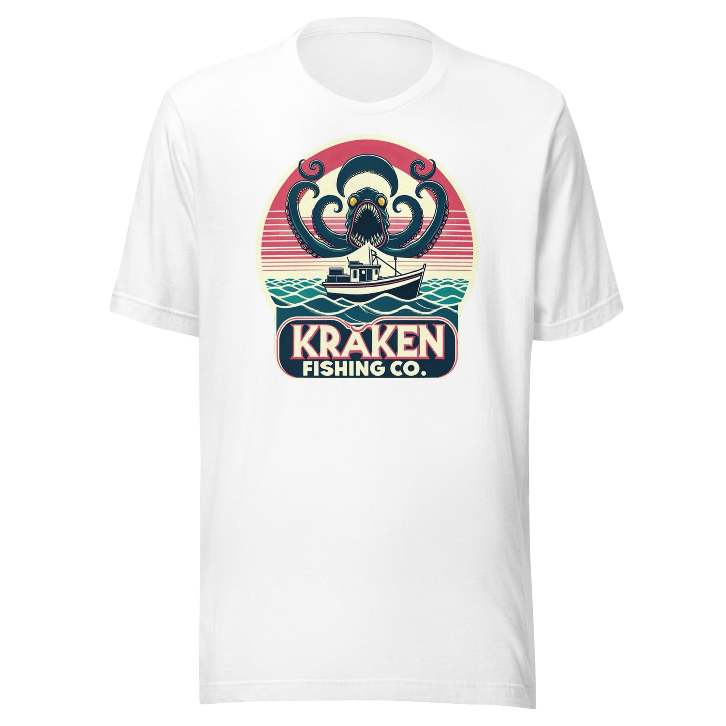 Kraken Fishing Co. - Catching the Un-catchable Unisex t-shirt
