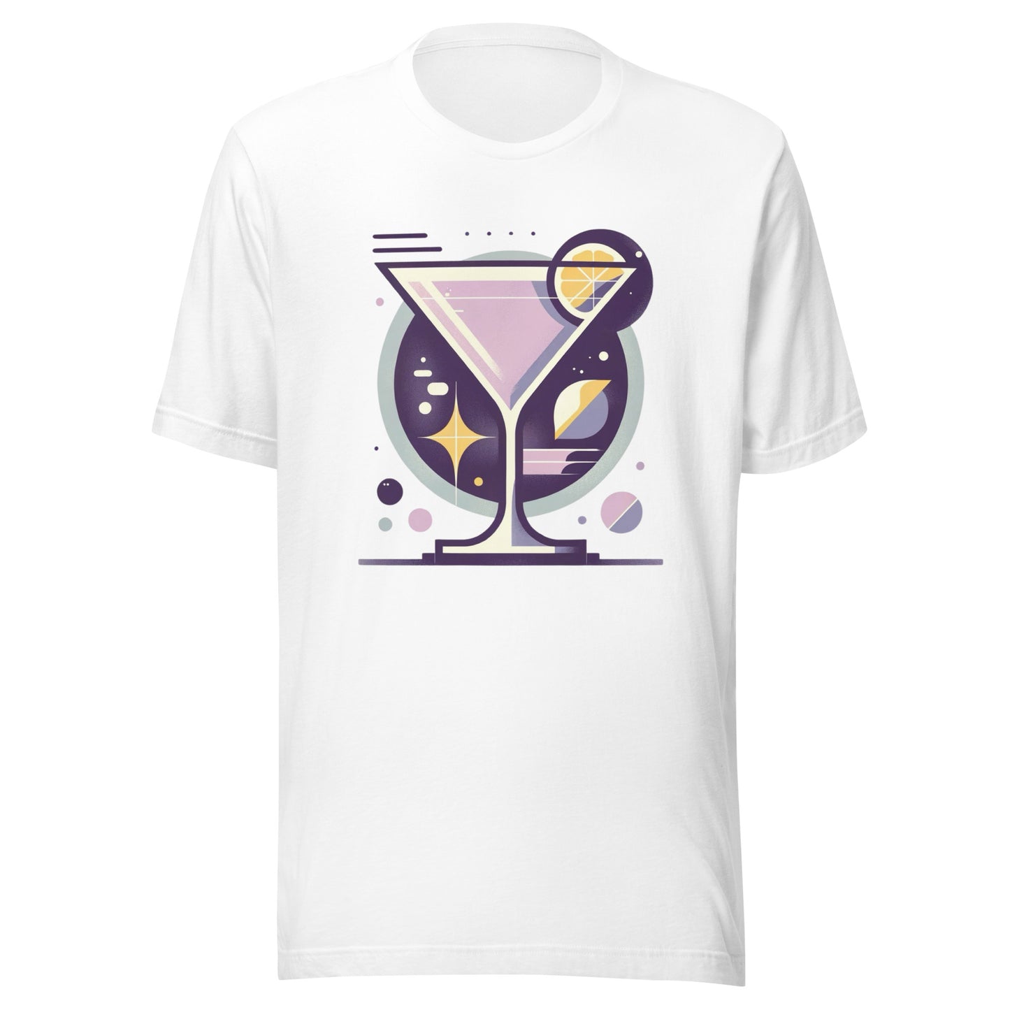 Aviation ‘Full Send Saturday’ Mid-Century Modern Drinks Series Unisex t-shirt