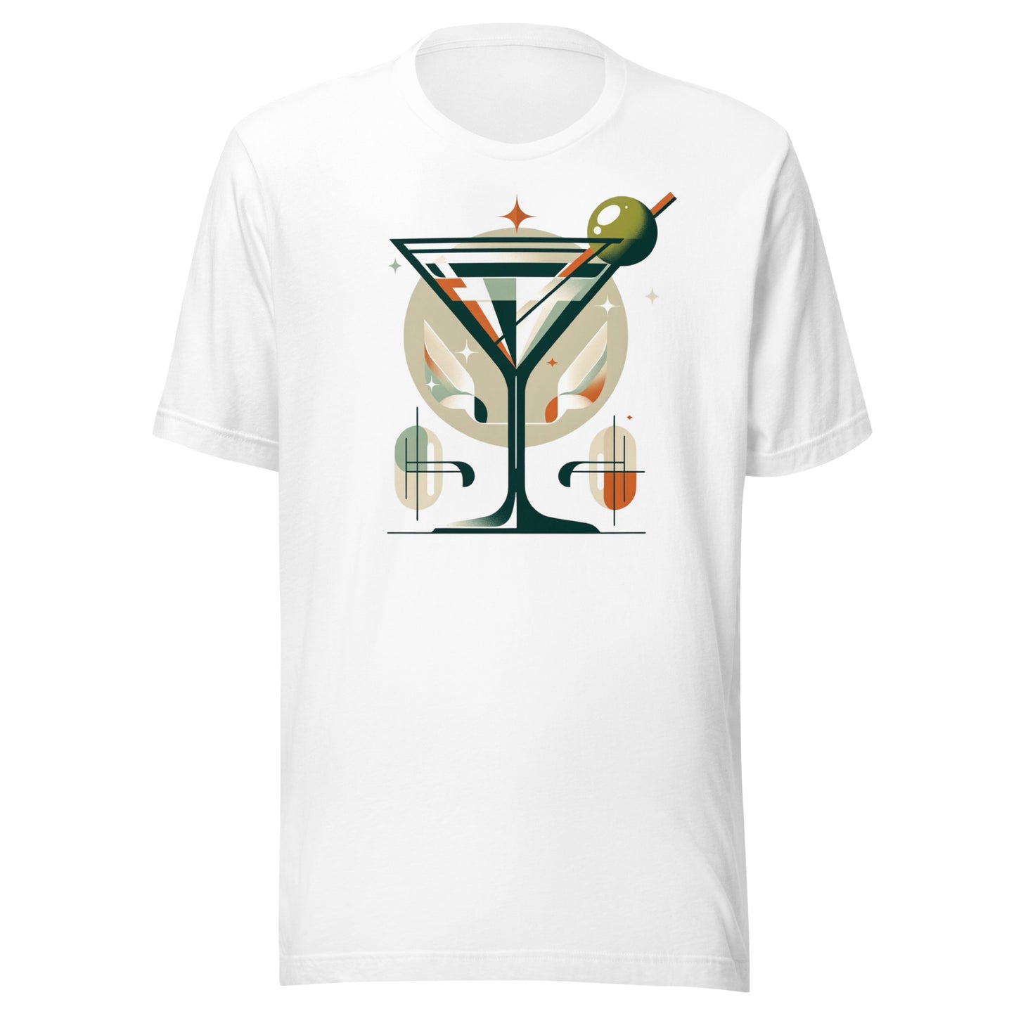 Martini ‘Full Send Saturday’ Mid-Century Modern Drinks Series Unisex t-shirt