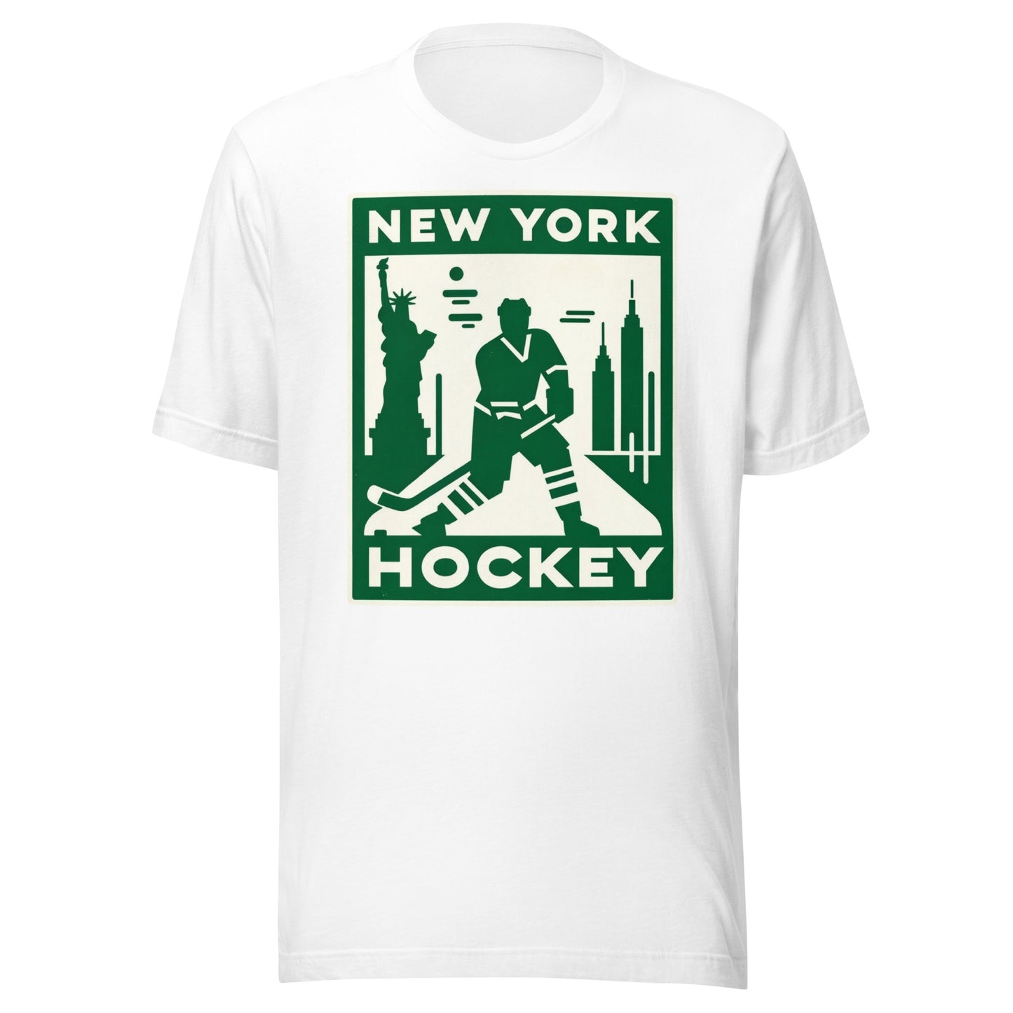 New York Hockey St. Patrick’s Day Special Minimalist Unisex t-shirt