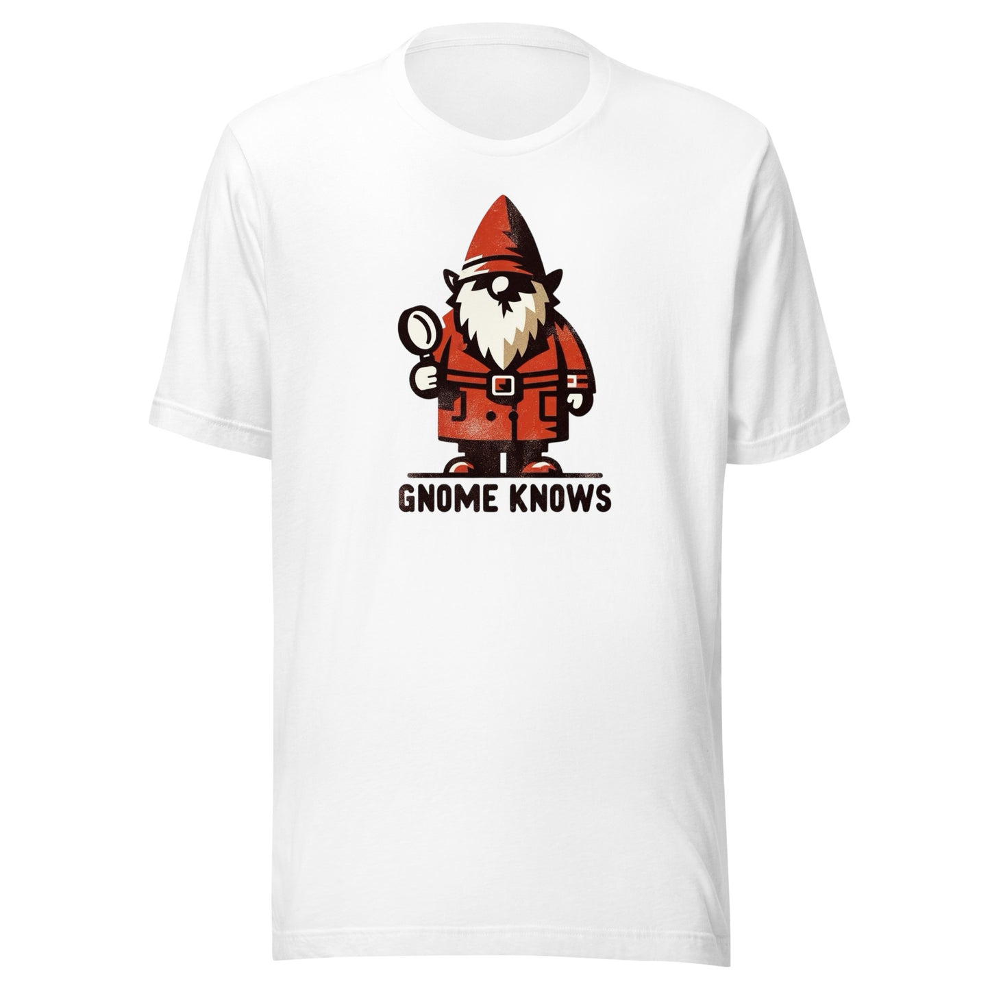 Gnome Knows Investigator Unisex t-shirt