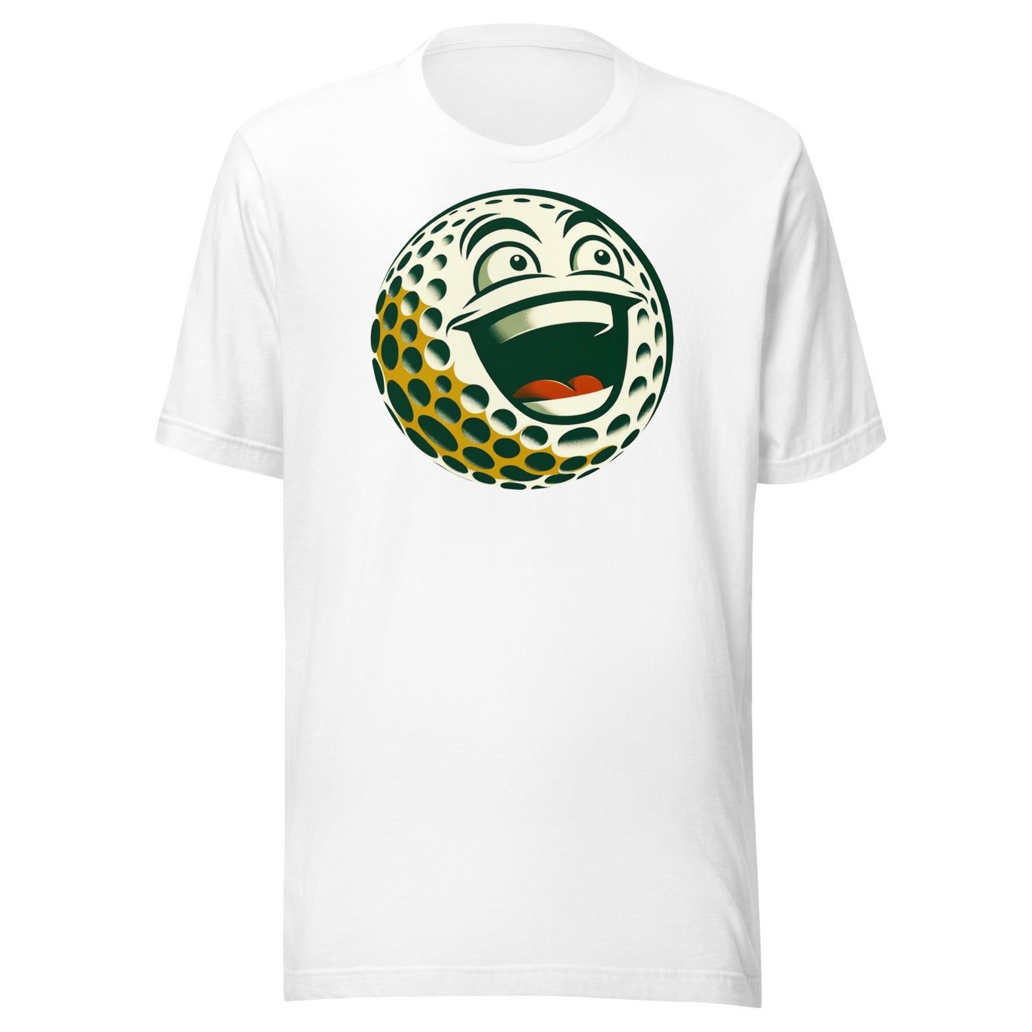 Overly Enthusiastic Golf Ball Unisex t-shirt