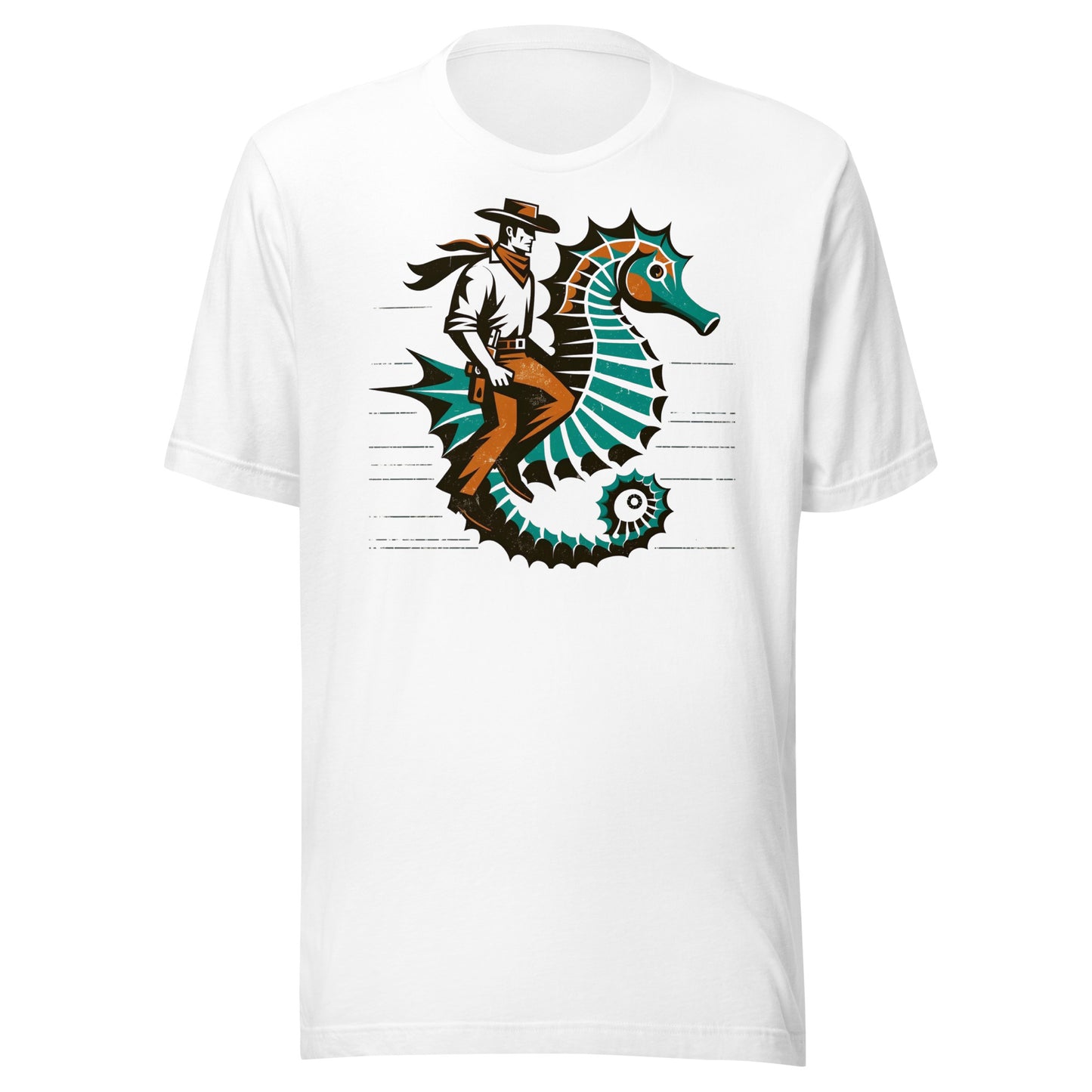 Cowboy Seahorse Sea Adventure Unisex t-shirt