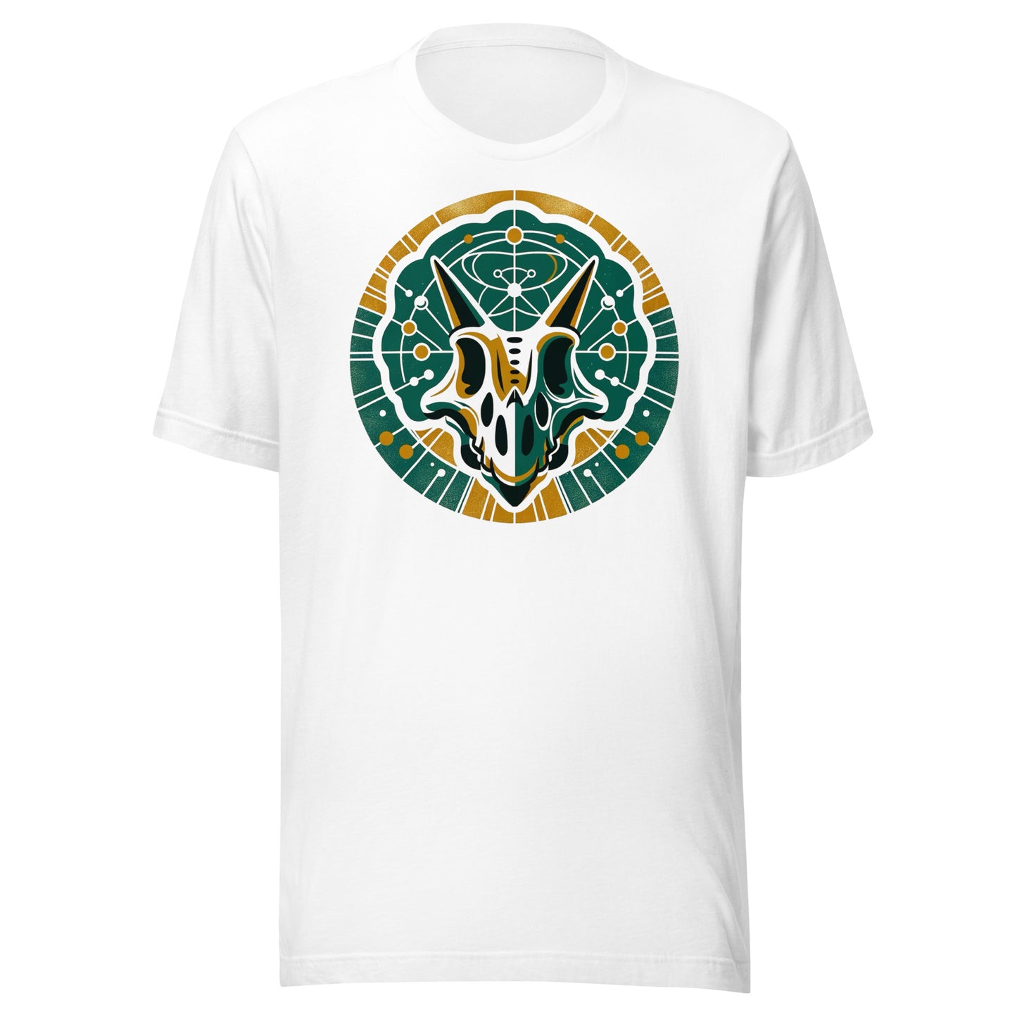 Triceratops Geometric Graphic Unisex t-shirt
