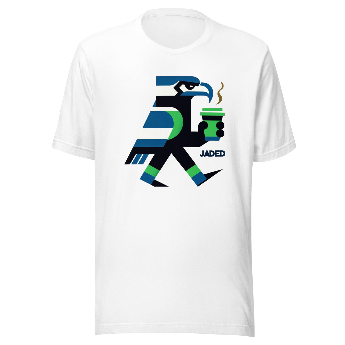 Coffee-Sipping Sea Hawk "Jaded" Graphic Tee - Unisex t-shirt