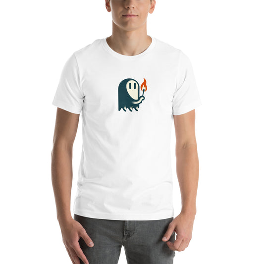 Fire Bug Ghost with Match Graphic Unisex t-shirt