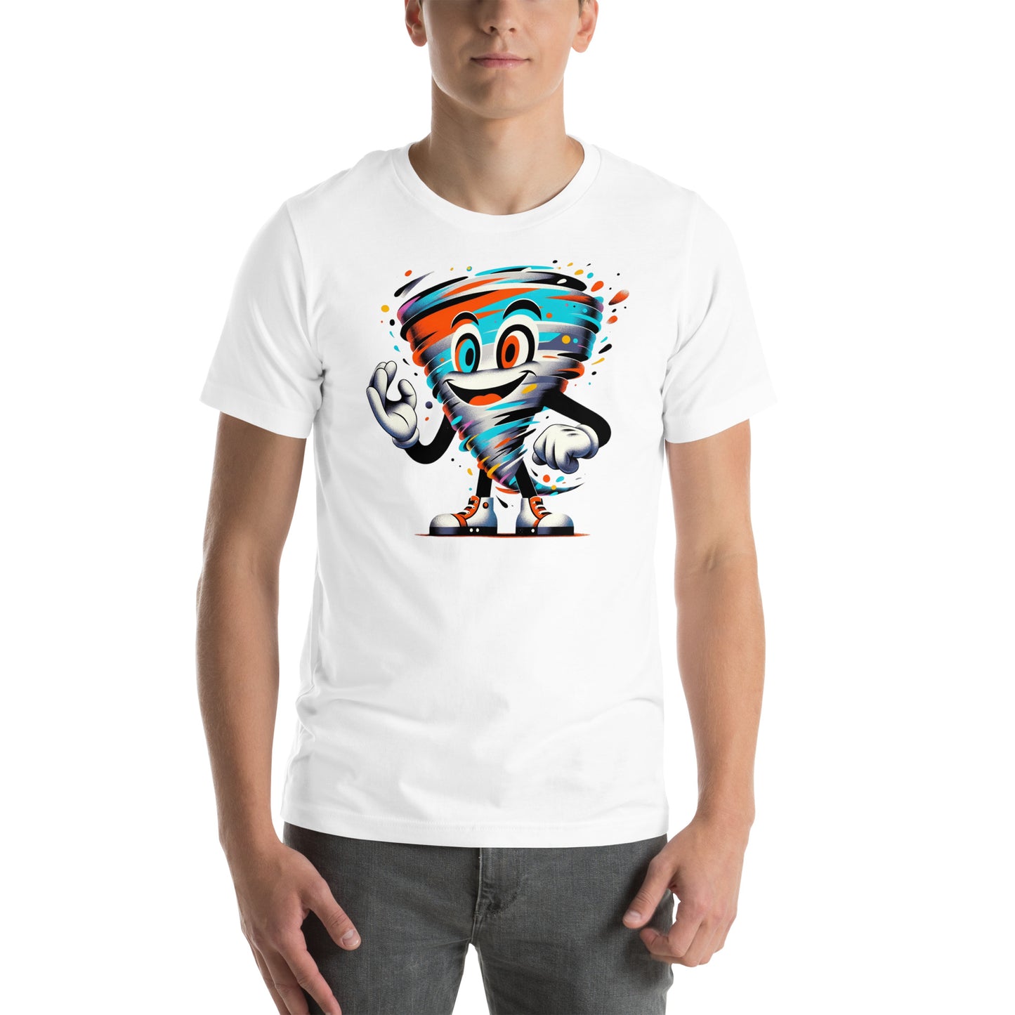 Twisty Tornado Colorful Weather Ahead - Unisex t-shirt