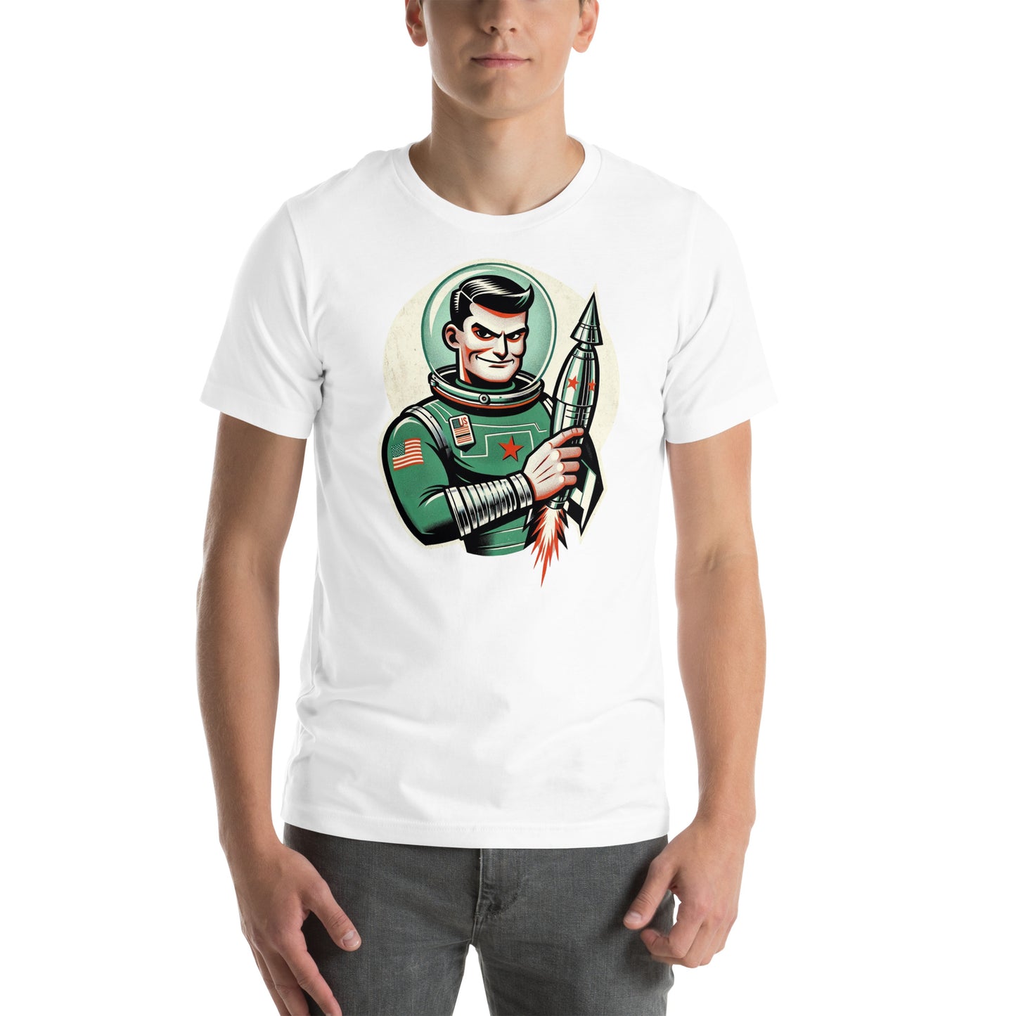 Astro Americana: Race to the Stars Unisex t-shirt