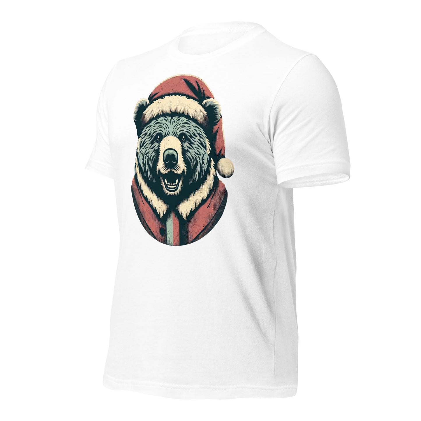 Bear-ly Merry: Rustic Christmas Retreat with Santa's Fuzziest Helpers Unisex t-shirt