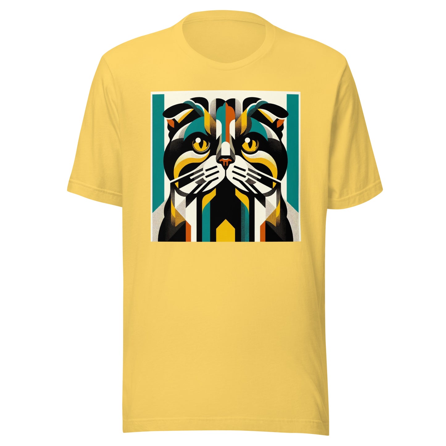 Iron Paws: Scottish Fold Cat Charm - Unique Ears, Universal Love Unisex t-shirt