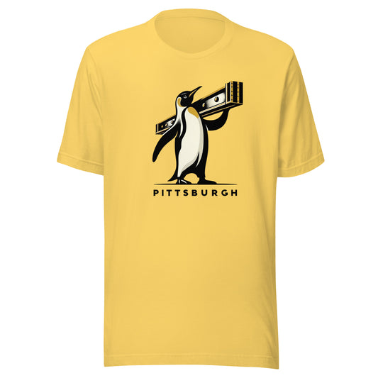 Pittsburgh Rink Roots: The Urban Vintage Hockey Collection Unisex t-shirt