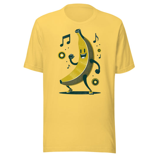 Peel the Music - Banana DJ Spinning Beats Unisex Tee