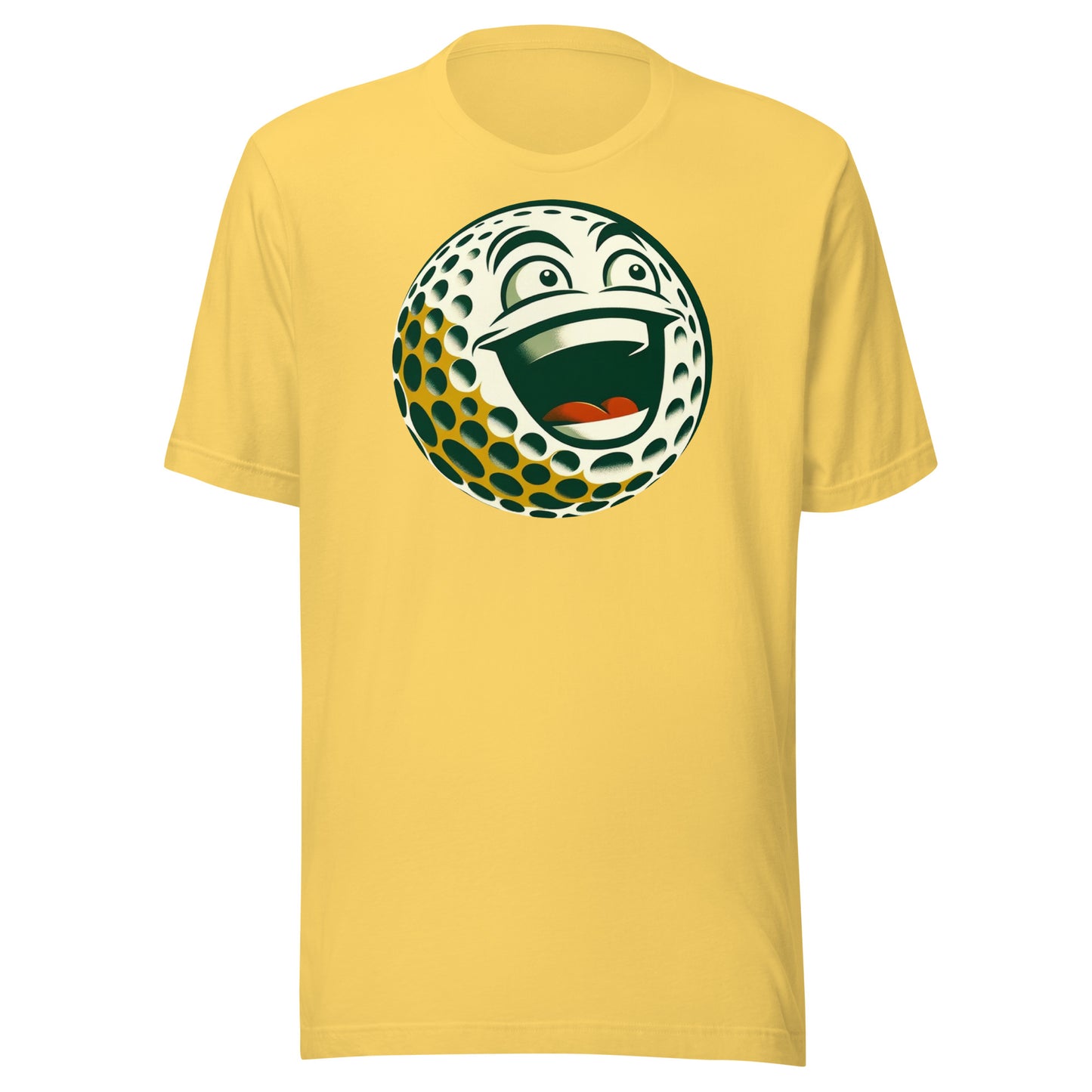 Overly Enthusiastic Golf Ball Unisex t-shirt