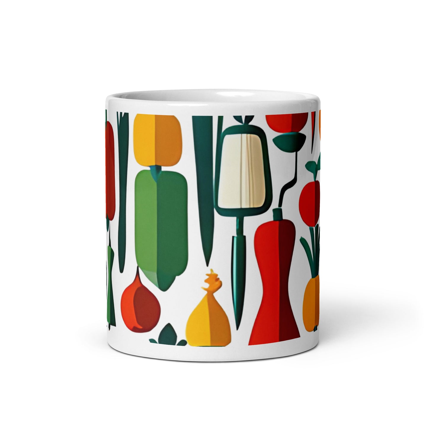 Natural Urban Metropolis - Minimalist Mornings Coffee Mug (Veggie Vibes)