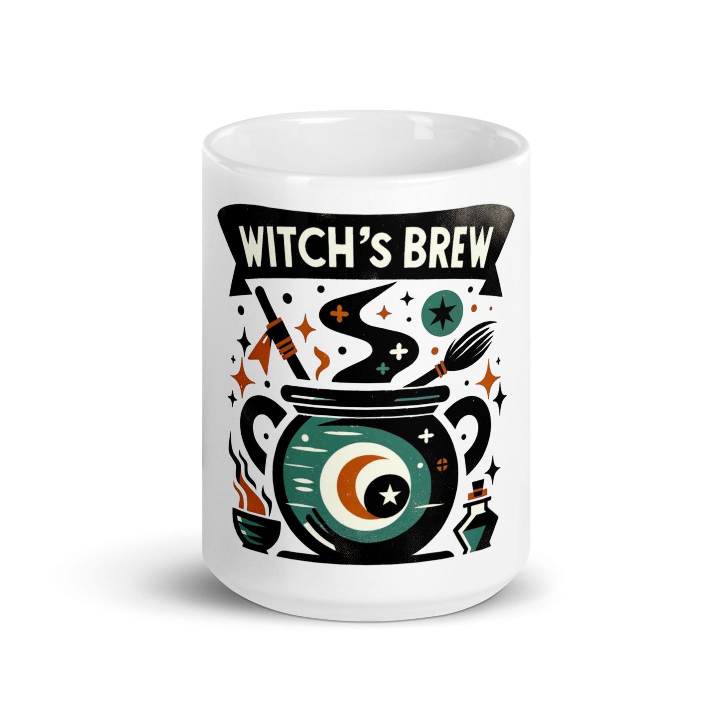 Witch’s Brew Halloween White Coffee Mug